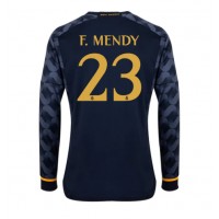Real Madrid Ferland Mendy #23 Bortatröja 2023-24 Långa ärmar